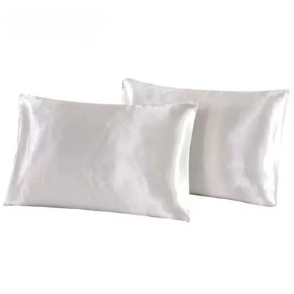 Taie d'oreiller en satin de soie