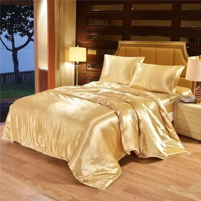 Taie d'oreiller en satin de soie